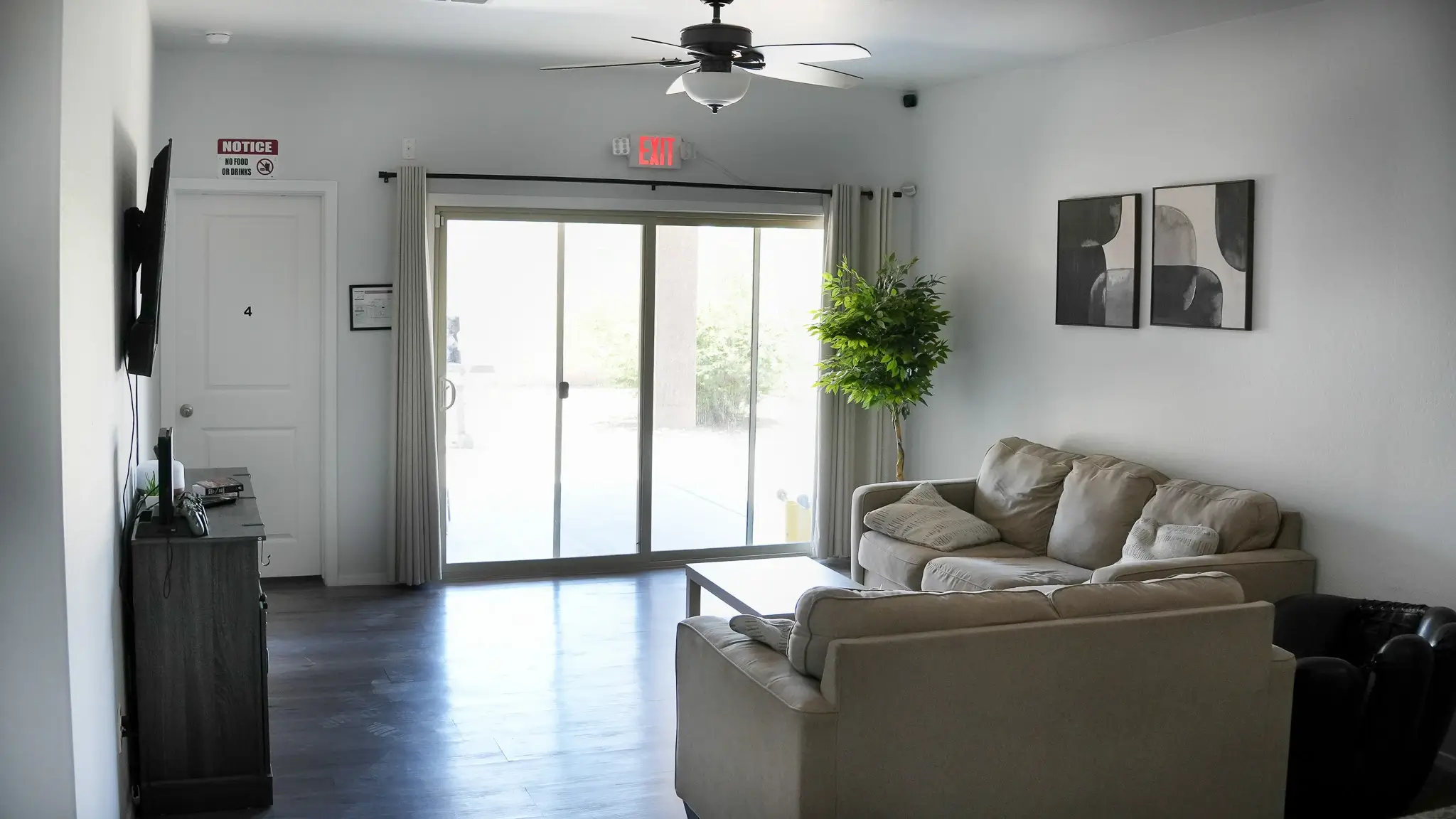 Shared living room at Brighter Days Alliance